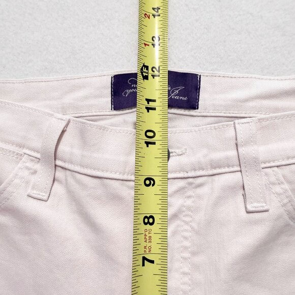 Not Your Daughters Jeans Women's Bootcut Stretch Light Pink Denim Jeans Size 4 - Picture 8 of 10
